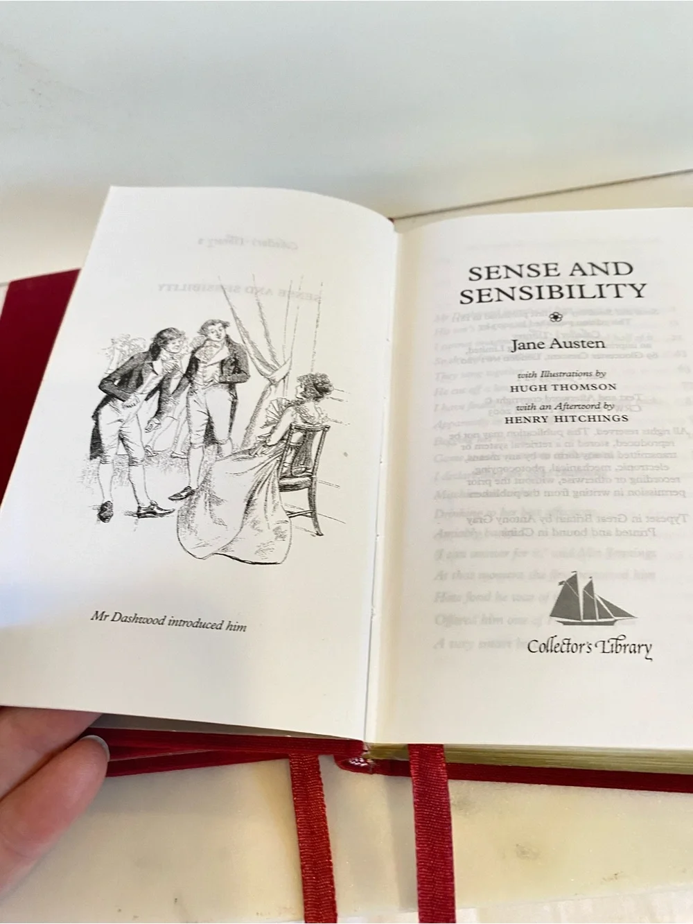Collectors Library Set Of 2 Brontë Sisters Books Pocket Sized Red Fabric Bound - Picture 11 of 15